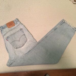 Vintage 1992 Levi Strauss Mens Ripped Denim Jeans